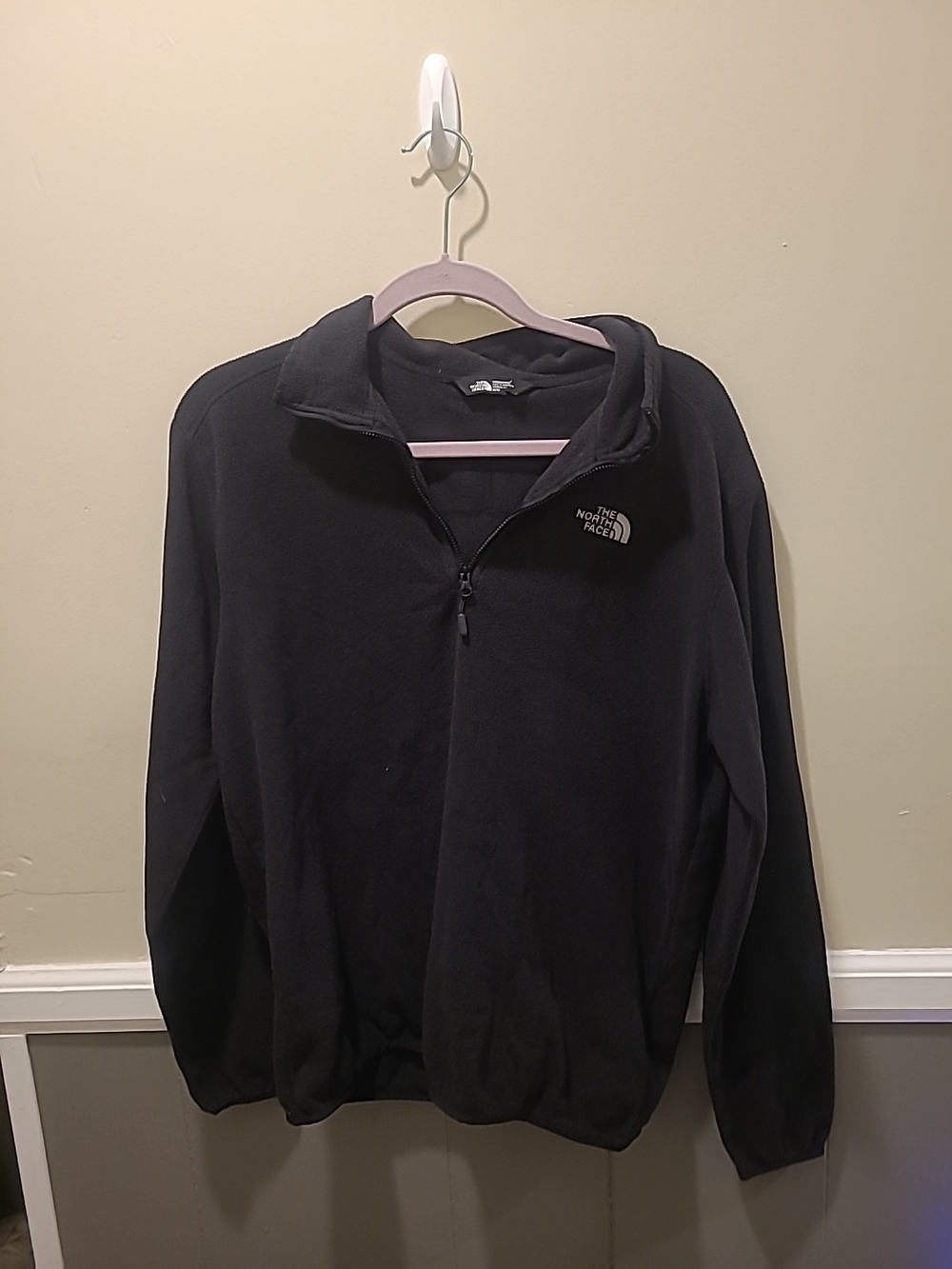 THE NORTH FACE Men Polartec 1/4 Zip Neck Jumper Pullover Fleece Size Medium